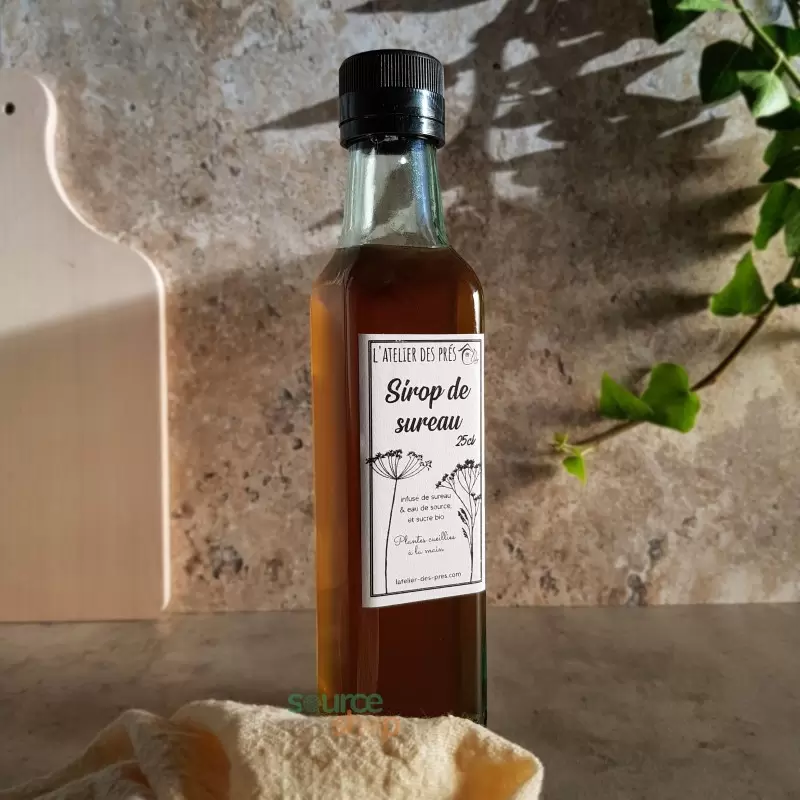 Sirop de sureau sauvage du Jura - Artisanal & Local  - 25cl