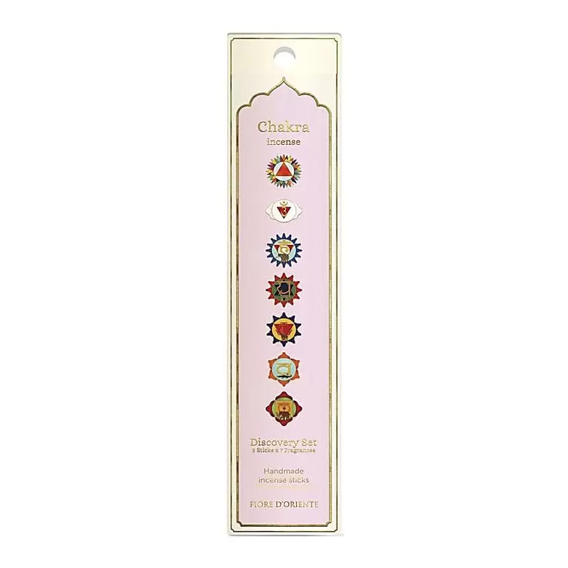 Encens 7 chakras - coffret découverte - Fiore d'Oriente