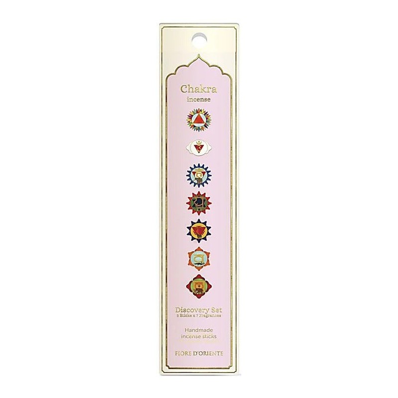 Encens 7 chakras - coffret découverte - Fiore d'Oriente