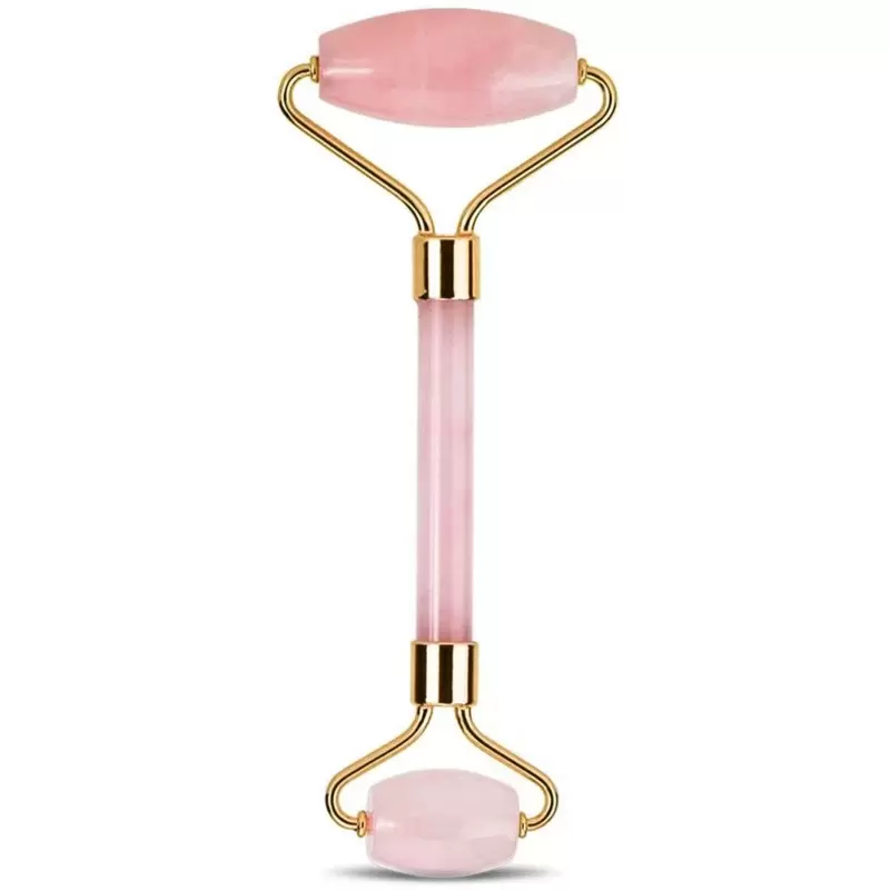 Gua Sha - Rouleau de massage de quartz rose
