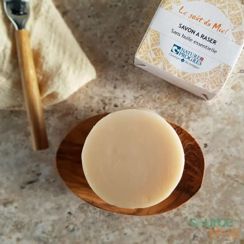 Savon à raser BIO sans huile essentielle - Le Goût du Miel
