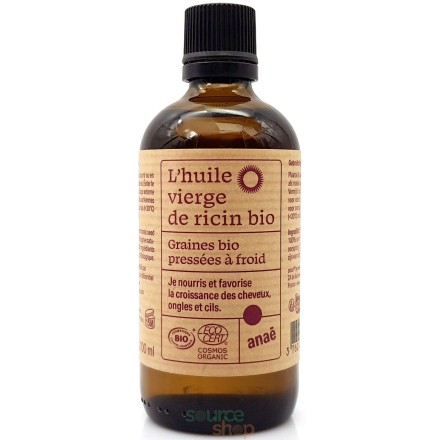 Huile de ricin vierge BIO - 100ml - Anaé