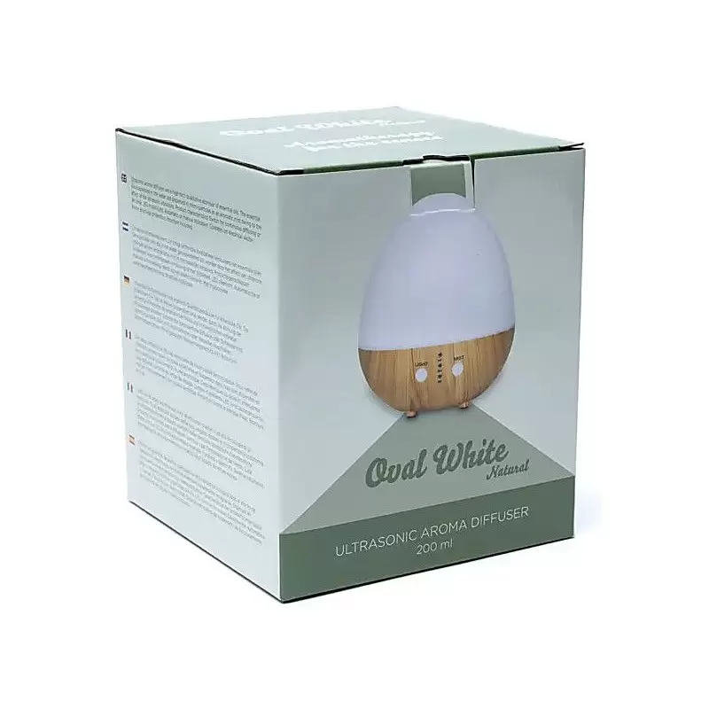 Diffuseur ultrasonique blanc - 200ml