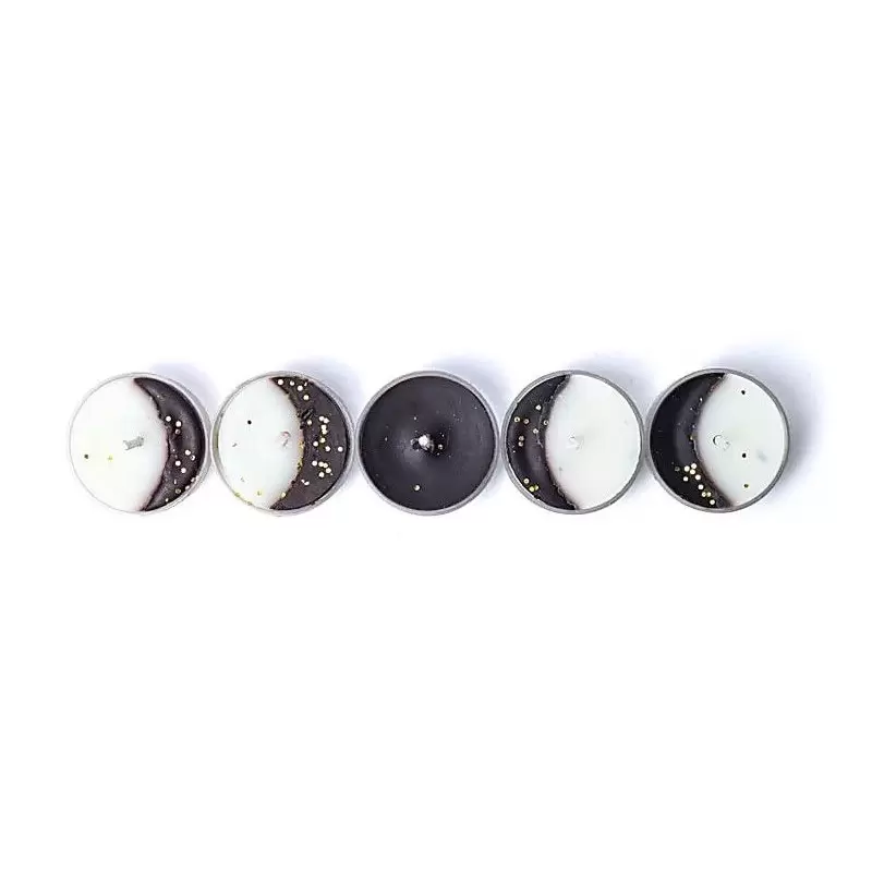 Boîte de 5 bougies chauffe-plat Lune