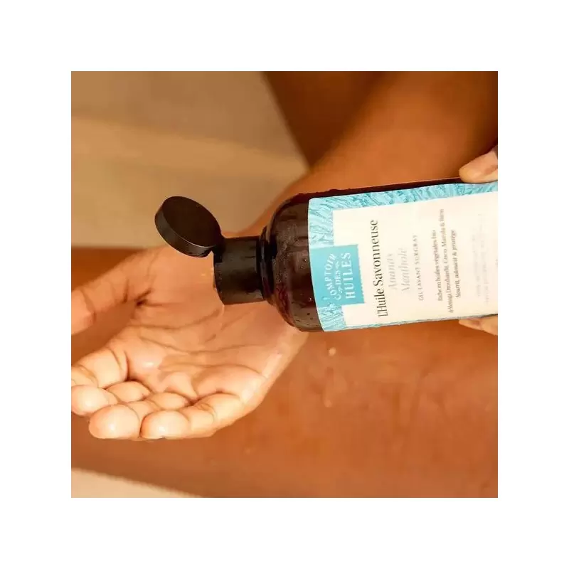 Huile de douche BIO Ananas Mentholé - Comptoir des Huiles