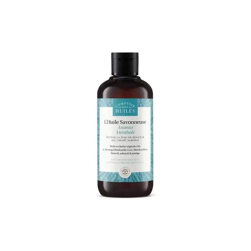 Huile de douche BIO Ananas Mentholé - Comptoir des Huiles