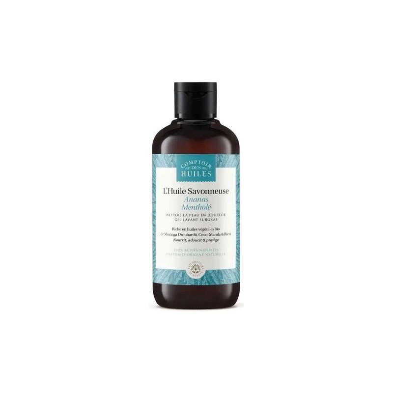 Huile de douche BIO Ananas Mentholé - Comptoir des Huiles