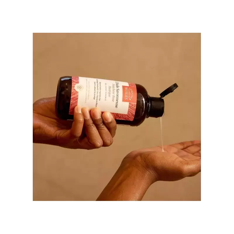 Huile de douche BIO Rose Pastèque - Comptoir des Huiles