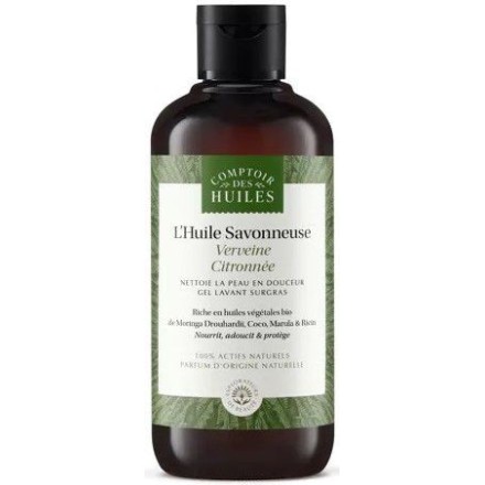 Huile de douche BIO Verveine Citronnée - Comptoir des Huiles