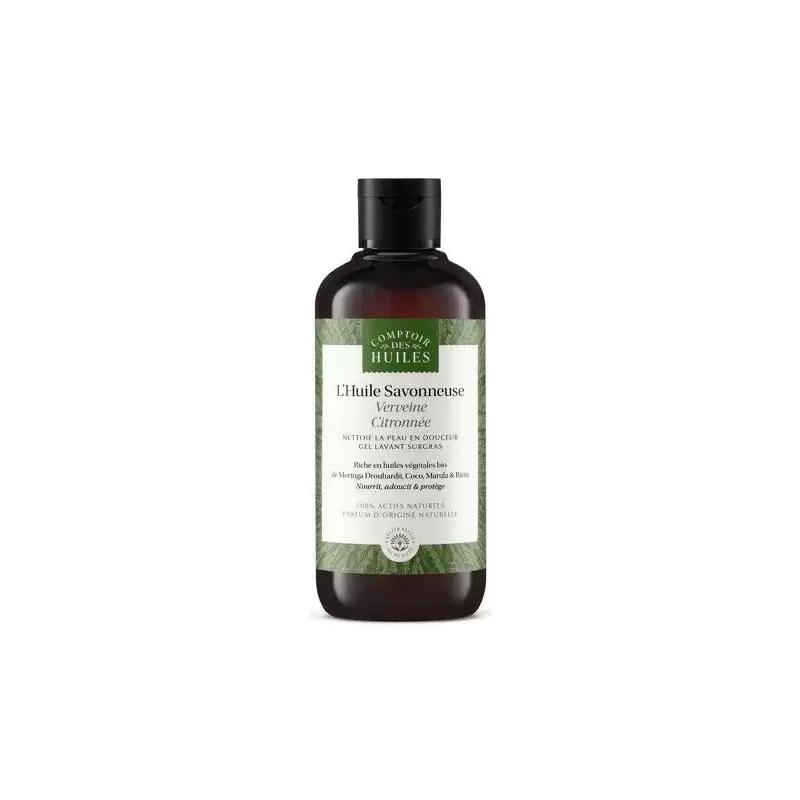 Huile de douche BIO Verveine Citronnée - Comptoir des Huiles