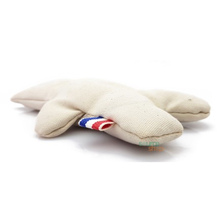 Doudou bouillotte anti-stress en coton BIO - Artisanal & Français