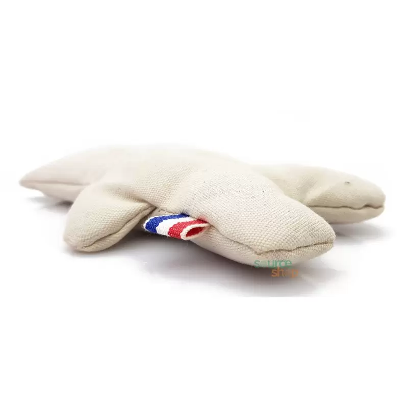 Doudou bouillotte anti-stress en coton BIO - Artisanal & Français
