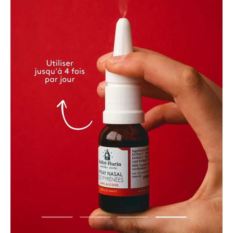 Spray Nasal des Pyrénées Bio à la Propolis blanche | Ballot-Flurin