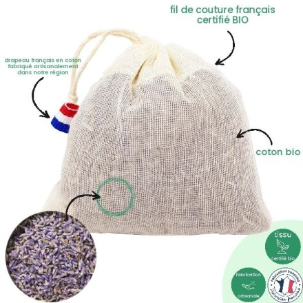 Sachet de Lavande BIO - Artisanal & Français