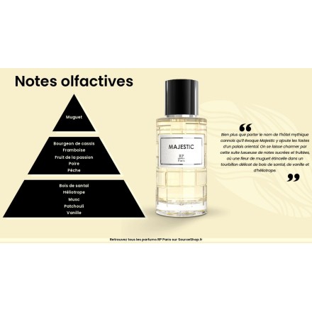 Parfum Majestic senteur Kirké - 50ml - RP Paris