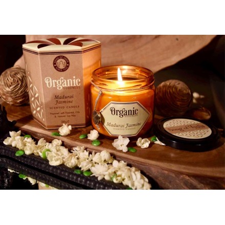 Bougie ayurvédique Jasmin - vegan - Organic Goodness