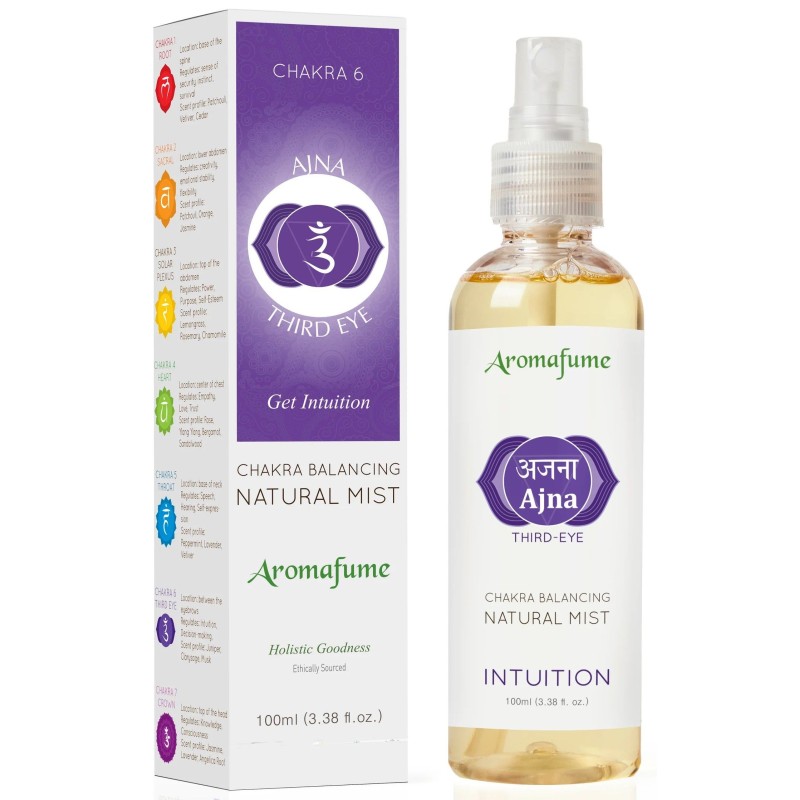 Spray d'ambiance Intuition - Chakra du 3ème Oeil - Ajna - Aromafume