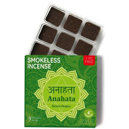 Briques d'encens Amour - Chakra du Coeur - Anahata - Aromafume