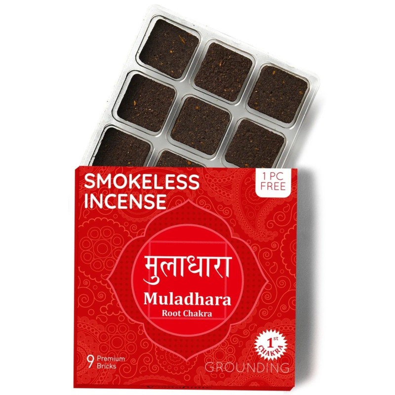 Briques d'encens Enracinement - Chakra Racine - Muladhara - Aromafume