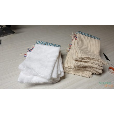 Gant de toilette en bambou BIO ultra doux