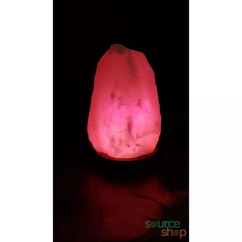 Mini Lampe de sel Himalaya blanche USB - 500g à 1kg