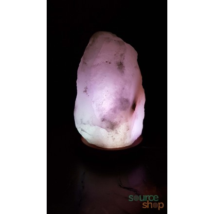 Lampe cristal de sel blanche USB - 500g à 1kg