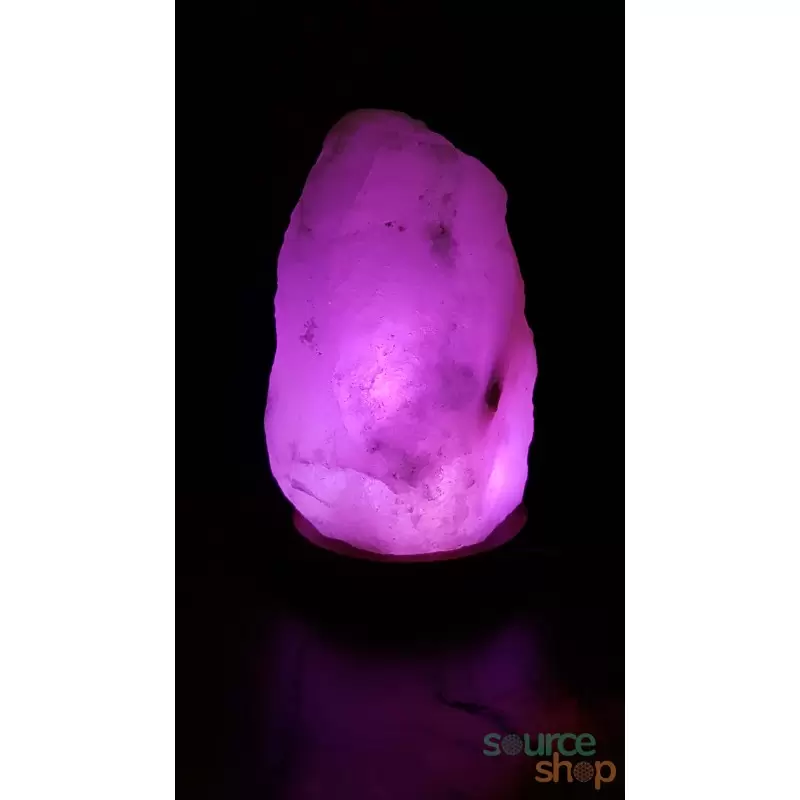 Mini Lampe de sel Himalaya blanche USB - 500g à 1kg