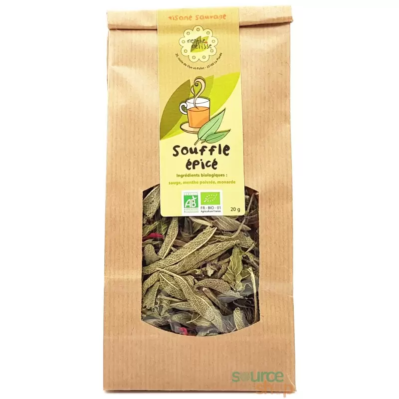 Tisane Voies Respiratoires Bio Souffle Épicé du Jura - Plantes sauvages