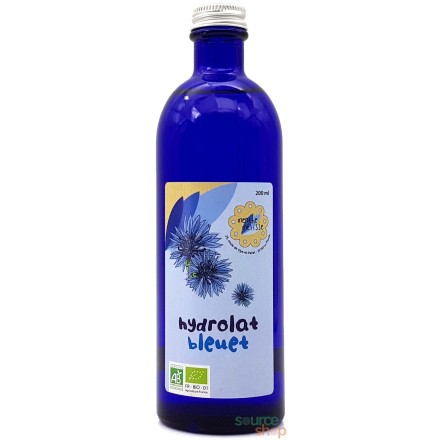 Hydrolat de Bleuet BIO - qualité alimentaire - Menthe et Mélisse
