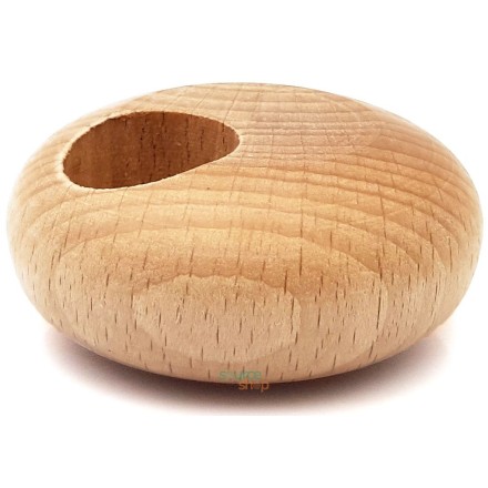 Tourne pouce anti-stress en bois de Hêtre du Jura - Artisanal et local