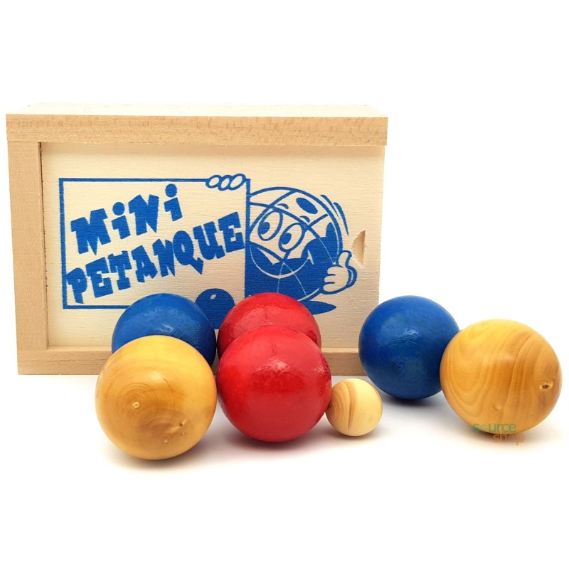 Jeu de pétanque en bois du Jura - Artisanal & Local
