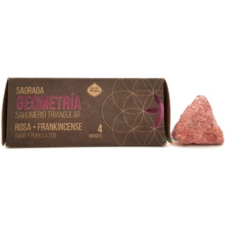 Pyramide d'encens argentin Rose & Oliban - Sagrada Madre