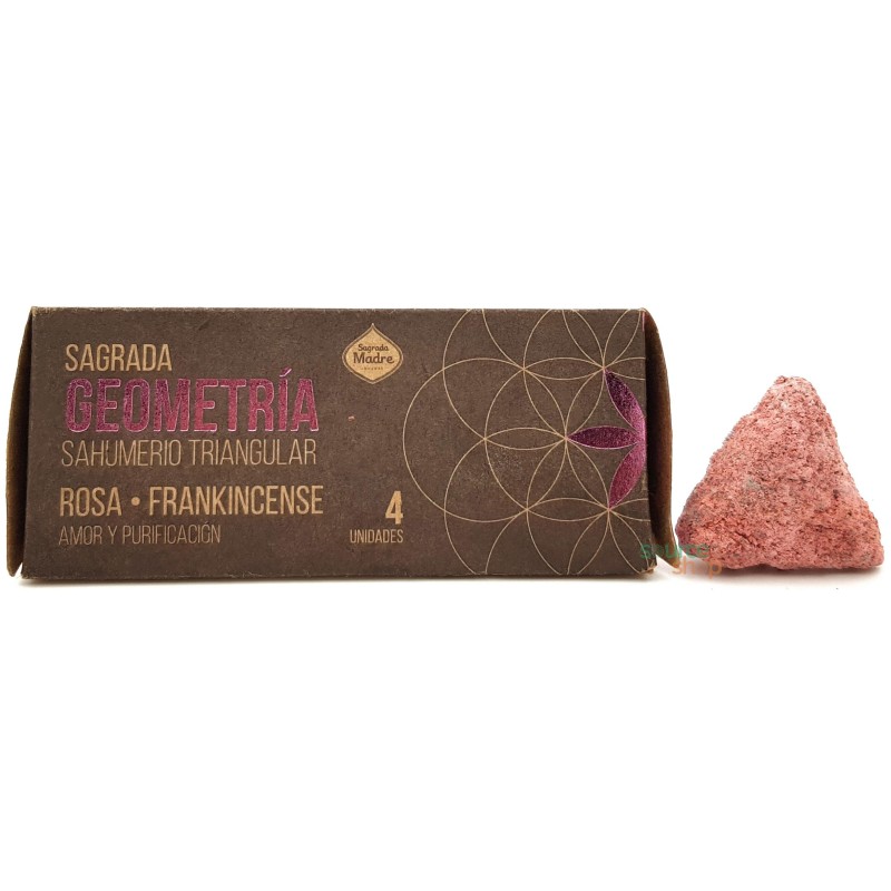 Pyramide d'encens argentin Rose & Oliban - Sagrada Madre