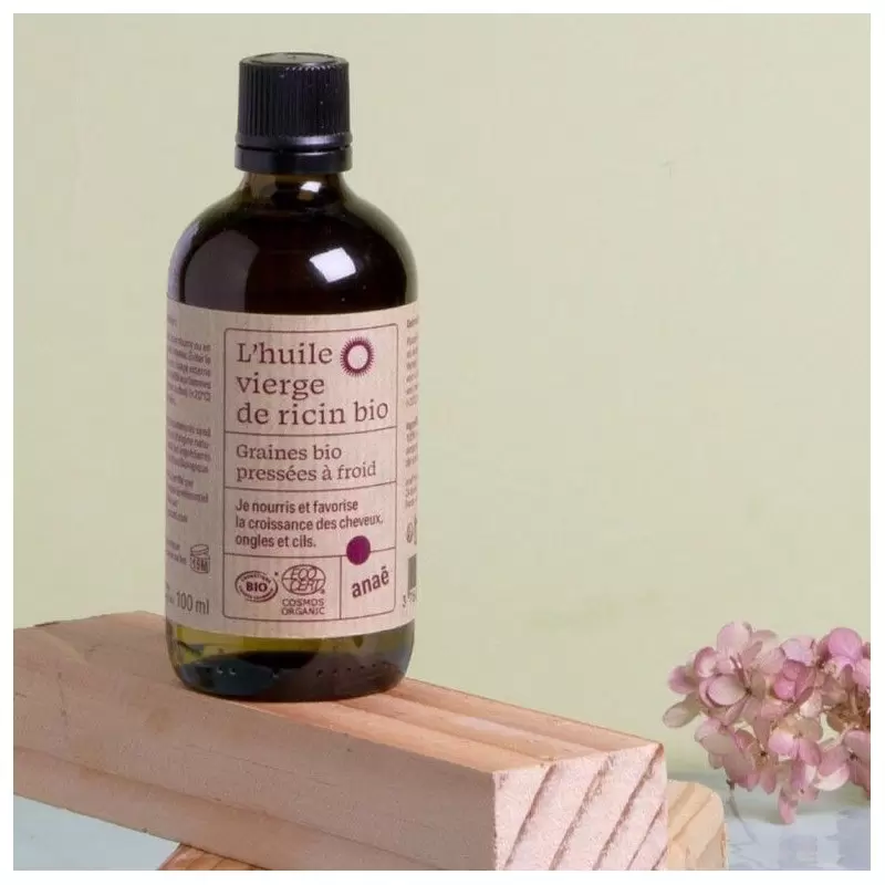 Huile de ricin vierge BIO - 100ml - Anaé