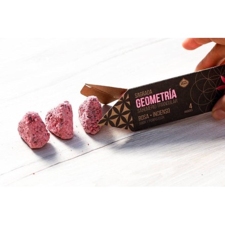 Pyramide d'encens argentin Rose & Oliban - Sagrada Madre