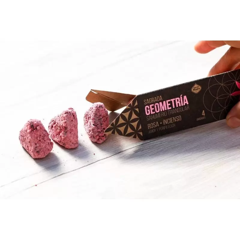 Pyramide d'encens argentin Rose & Oliban - Sagrada Madre