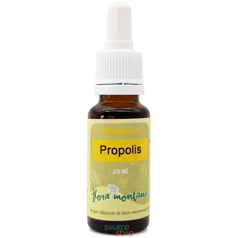 Teinture mère de propolis Bio - Menthe et Mélisse