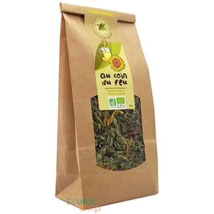 Tisane sauvage BIO Au Coin du Feu - 20g - Menthe et Mélisse