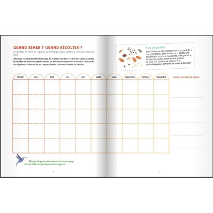 Mon cahier d'activités nature : Le potager