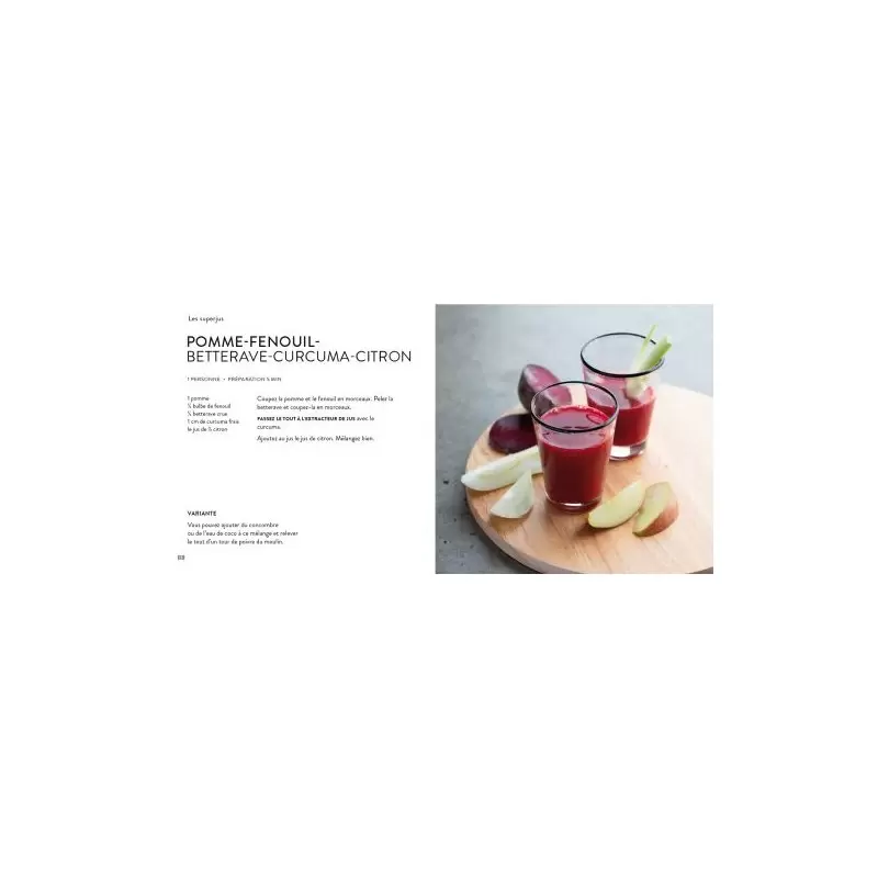 Mes recettes de jus à l'extracteur