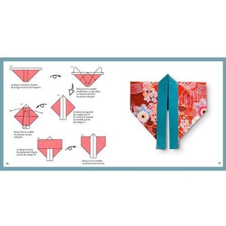 Coffret Origami - motifs japonais
