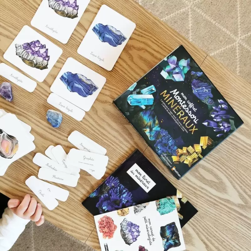 Mon coffret Montessori des minéraux