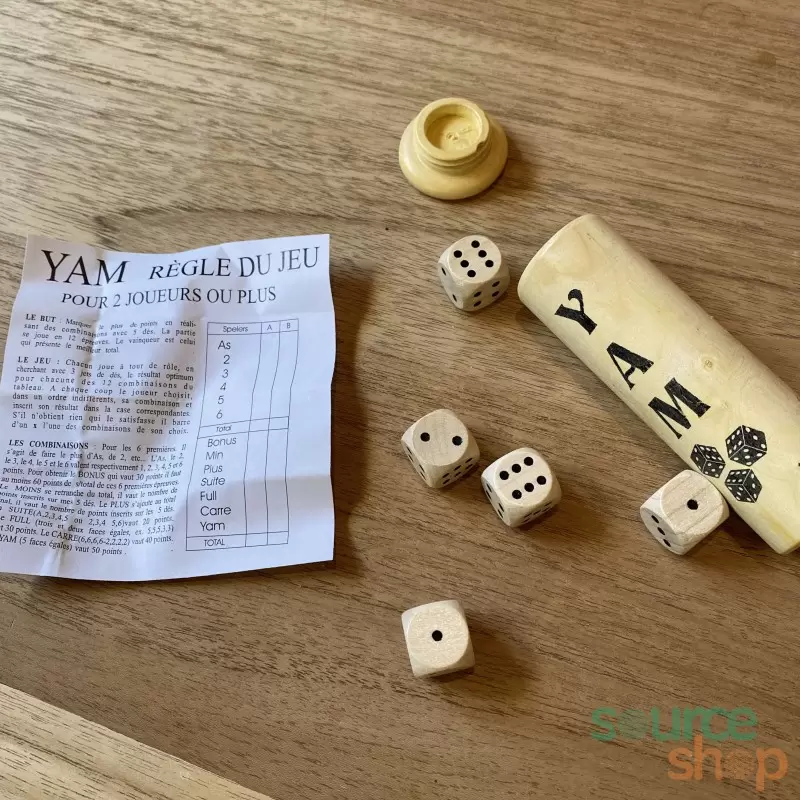 Jeu de Yam en bois du Jura - Artisanal & Local