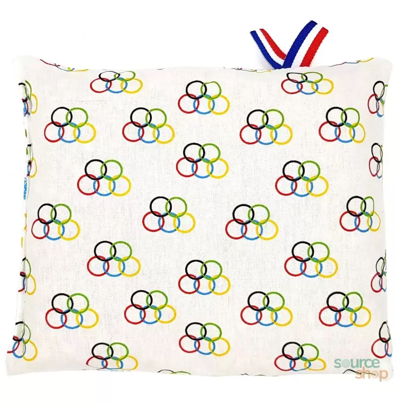 Coussin bouillotte sèche de noyaux de cerises - Artisanal & Français - BIO