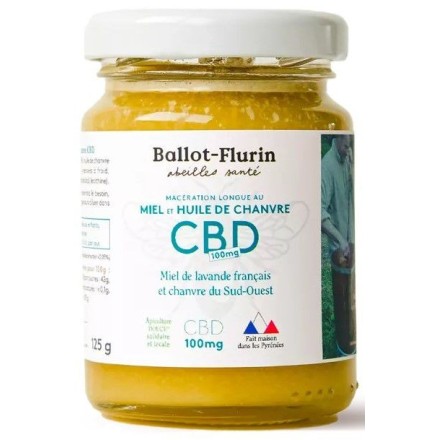 Macération longue au miel BIO et CBD - 125g - Ballot Flurin