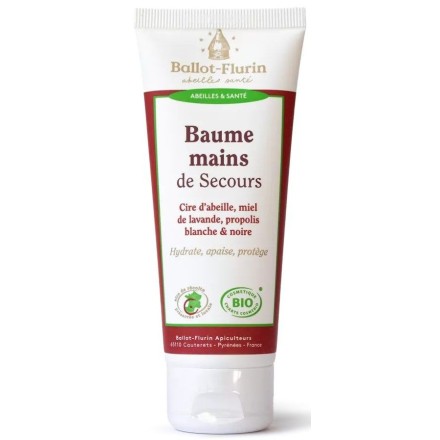 Baume mains BIO au miel & propolis - 75ml - Ballot-Flurin