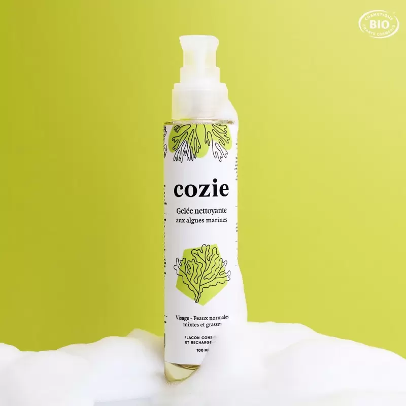 Gelée nettoyante aux algues marines BIO - 100ml - COZIE