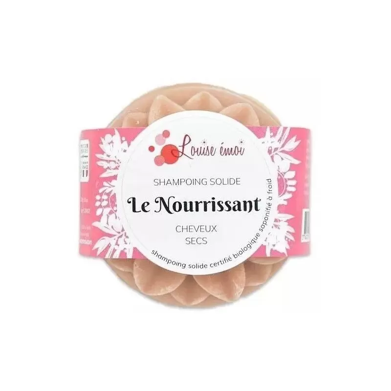 Shampoing solide Bio cheveux secs Le Nourrissant | Louise émoi