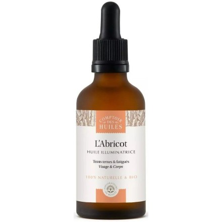 Huile de noyaux d'abricot BIO - 50ml - Comptoir des Huiles