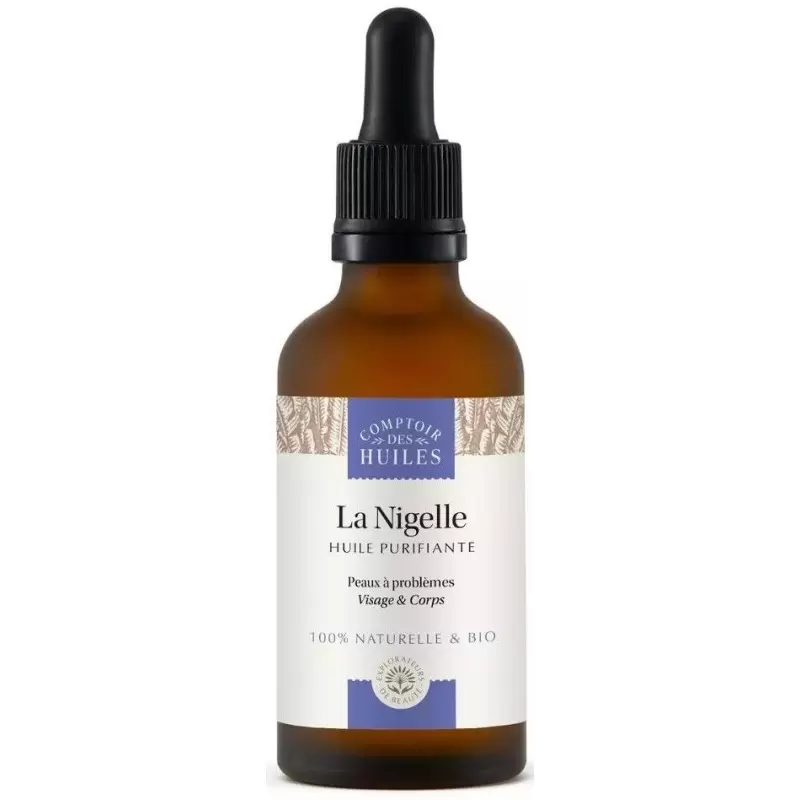 Huile de nigelle bio purifiante | Comptoir des Huiles